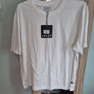CRISP Men's White Short Sleeve Tee